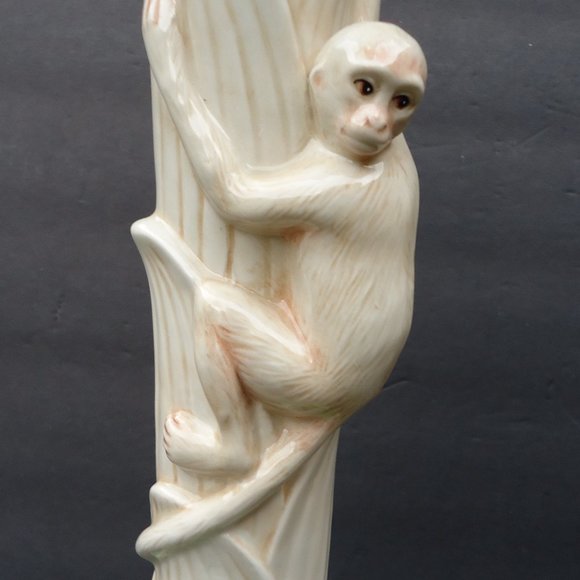 Fitz and Floyd Cape Town MONKEY&PALM CANDLE PILLAR - Picture 15 of 16